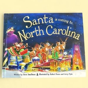 Santa is Coming to North Carolina Children's Book